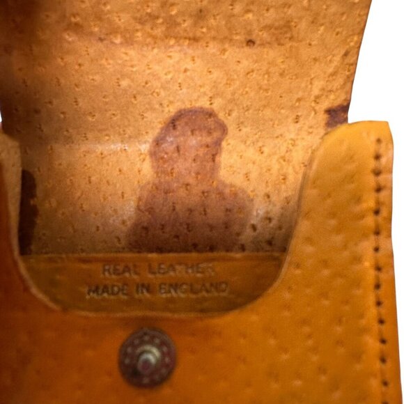 Vintage English French Midget Dictionary Leather Case Magnifying Glass Vintage - Picture 4 of 12